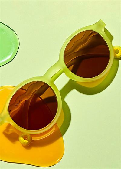 OLIVIO&CO Oval Güneş Gözlüğü Citrus Lime Green 3-12 Yaş