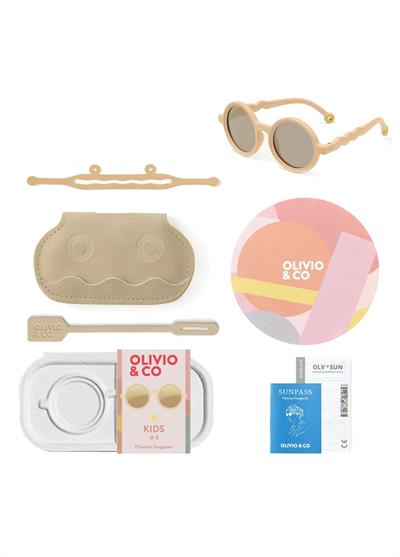 OLIVIO&CO Polarize Güneş Gözlüğü Desert Sand 0-3 Yaş