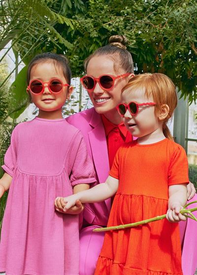 OLIVIO&CO Polarize Güneş Gözlüğü Begonia Red 0-3 Yaş