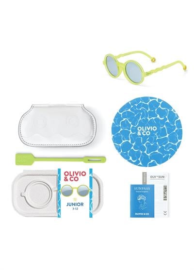 OLIVIO&CO Revo Cam Güneş Gözlüğü Sea Anemone Green 3-12 Yaş