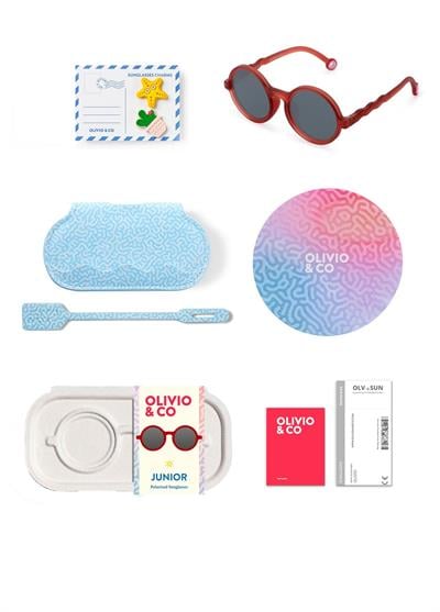 OLIVIO&CO Round Güneş Gözlüğü Coral Reef Sardinel 3-12 Yaş