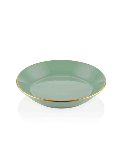 The Mia Basic Yemek Tabağı 6 Lı Set Yeşil - 20cm