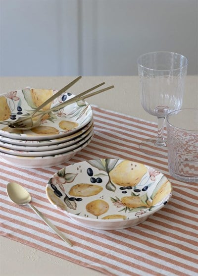 The Mia Limoncello Yemek Tabağı 6lı Set 20 cm