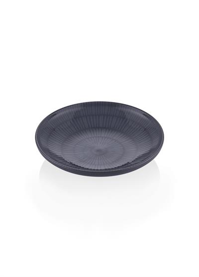 The Mia Noon Yemek Tabağı 6lı Gri 20 cm