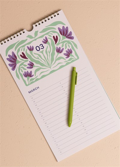 The Mia Ajanda Bırthday Calendar Yeşil
