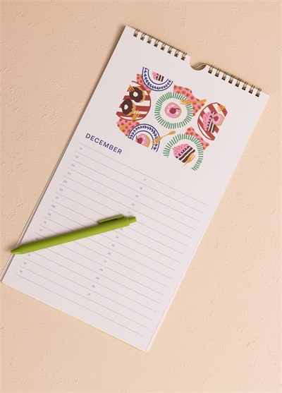The Mia Ajanda Bırthday Calendar Pembe
