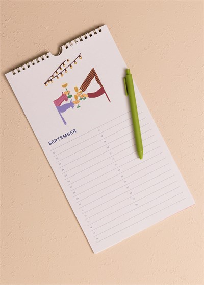 The Mia Ajanda Bırthday Calendar Pembe