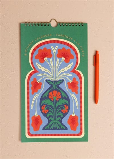 The Mia Ajanda Bırthday Calendar Yeşil