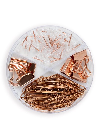 The Mia Ataç Raptiye Klips Seti Rose Gold
