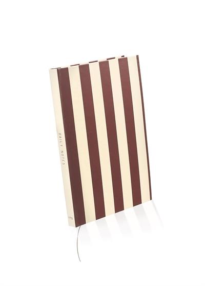 The Mia Basic Çizgili Defter 70 Yaprak Bordo 2li Set