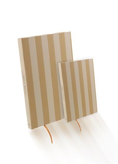 The Mia Basic Çizgili Defter 70 Yaprak Camel 2li Set