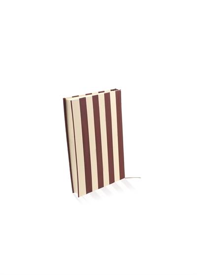 The Mia Basic Çizgili Defter 70 Yaprak Bordo 14x9 cm