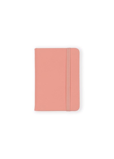 The Mia Çizgili Pembe Not Defteri A7 10 x 8 Cm