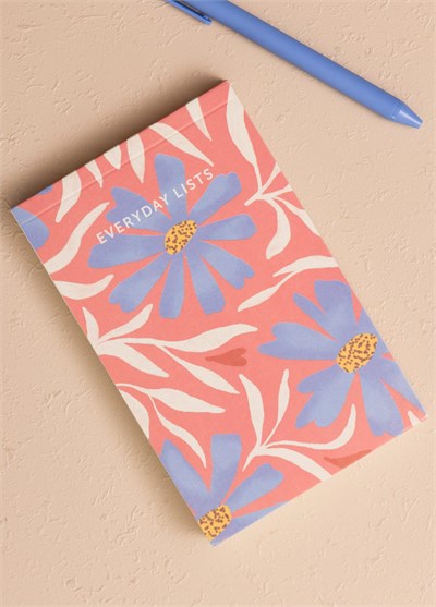 The Mia Floral Desen Günlük Notluk