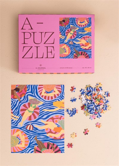 The Mia Havuz Partisi Temalı Puzzle