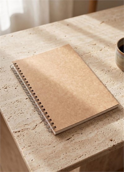 The Mia Kareli Spiralli Not Defteri A5 21 x 15 Cm