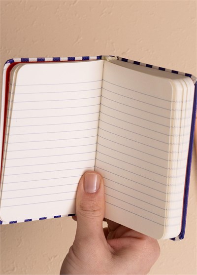 The Mia Lacivert Çizgili Defter 7 x 10 cm