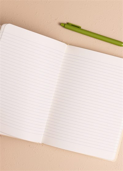 The Mia Mor Palmiye Desenli Defter 16 x 21 cm