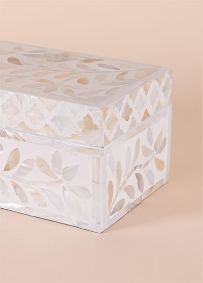 The Mia Sedef Dikdörtgen Kutu 21x12x10 cm TLC0072