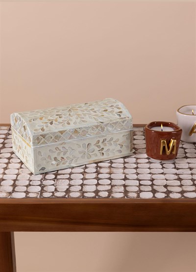 The Mia Sedef Kutu Dikdörtgen 25x15x12 cm TLC0077