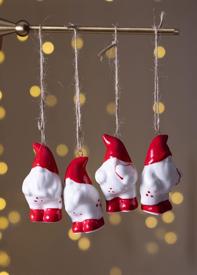 The Mia Dekoratif Askılı Biblo 4lü Set 4x4x7 cm