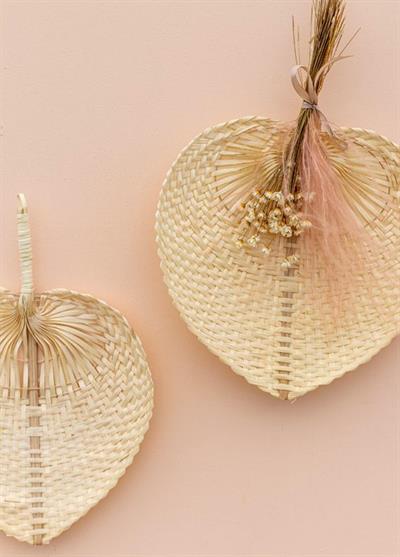 The Mia Dekoratif Bambu Duvar Dekoru 2x21x28 cm