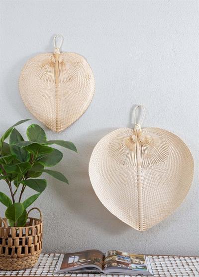 The Mia Dekoratif Bambu Duvar Dekoru 2x29x39 cm