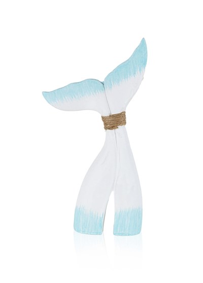 The Mia Marin Ahşap Balina Kuyruğu S Dekoratif Obje 18 cm