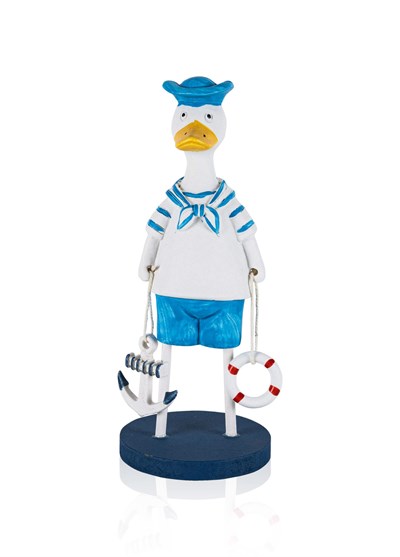 The Mia Marin Coastal Denizci Ördek Şapkalı Obje 17 cm