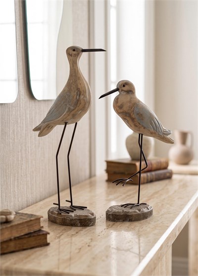 The Mia Retro Marin Coastal Deniz Kuşu Figürlü Obje 30 cm