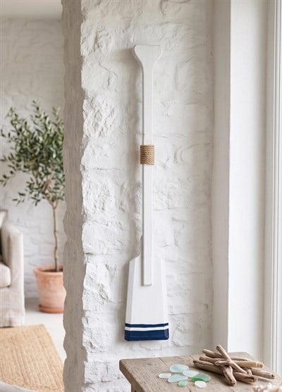 The Mia Retro Marin Stil Ahşap Dekoratif Kürek 92 cm