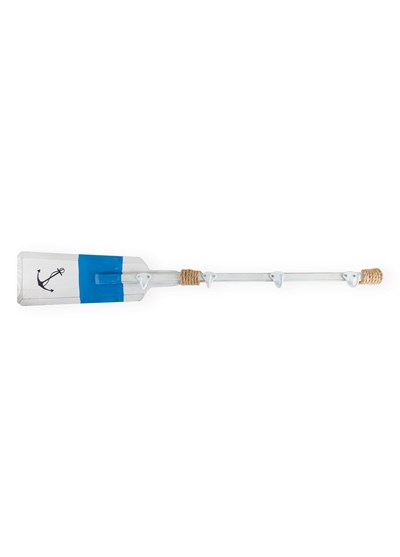 The Mia Retro Marin Stil Ahşap Duvar Askısı Kürek 80 cm