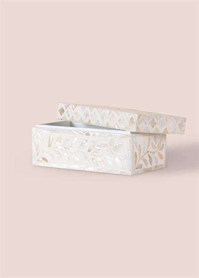 The Mia Sedef Dikdörtgen Kutu 21x12x10 cm TLC0072