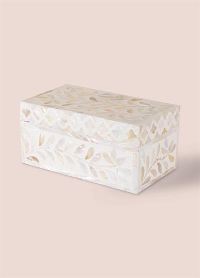 The Mia Sedef Dikdörtgen Kutu 21x12x10 cm TLC0072