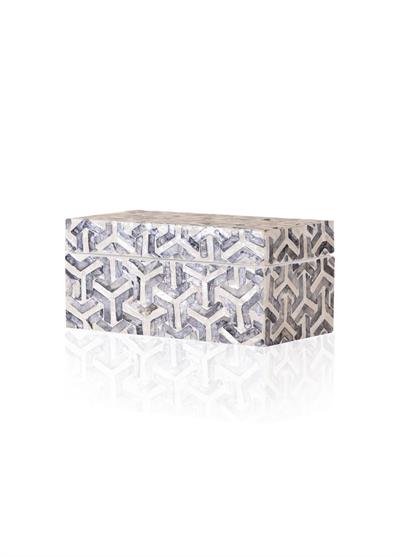 The Mia Sedef Dikdörtgen Kutu 21x12x10 cm TLC0088