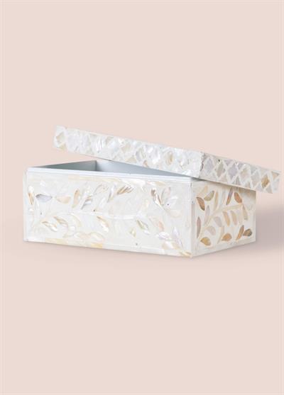 The Mia Sedef Dikdörtgen Kutu 25x16x12 cm TLC0071