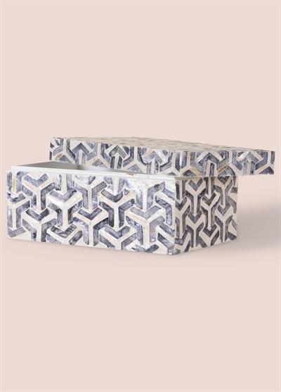 The Mia Sedef Dikdörtgen Kutu 25x16x12 cm TLC0087