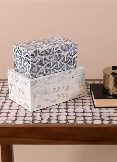 The Mia Sedef Dikdörtgen Kutu 25x16x12 cm TLC0071