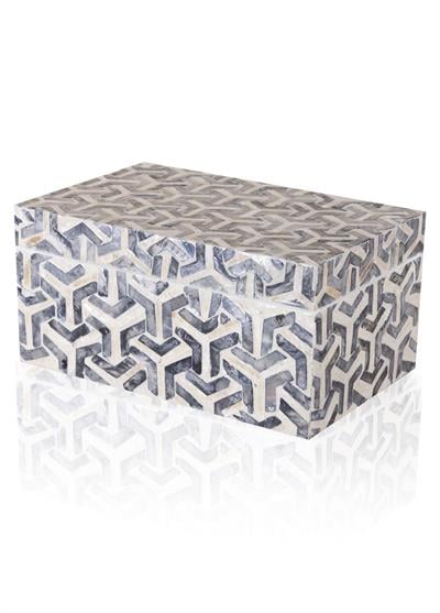 The Mia Sedef Dikdörtgen Kutu 25x16x12 cm TLC0087