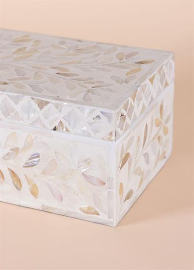 The Mia Sedef Dikdörtgen Kutu 25x16x12 cm TLC0071