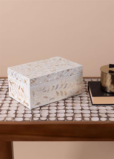 The Mia Sedef Dikdörtgen Kutu 25x16x12 cm TLC0071