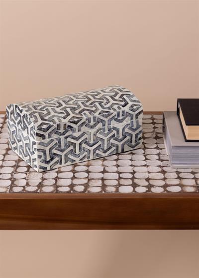 The Mia Sedef Kutu Dikdörtgen 25x15x12 cm TLC0093