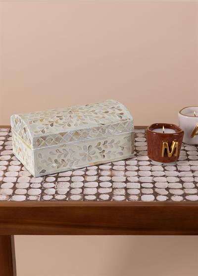 The Mia Sedef Kutu Dikdörtgen 25x15x12 cm TLC0077