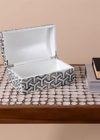 The Mia Sedef Kutu Dikdörtgen 25x15x12 cm TLC0093