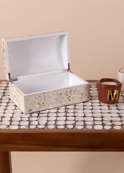 The Mia Sedef Kutu Dikdörtgen 25x15x12 cm TLC0077