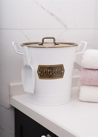 The Mia Deterjan Saklama Kabı Beyaz MGL0028