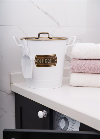 The Mia Deterjan Saklama Kabı Beyaz MGL0028