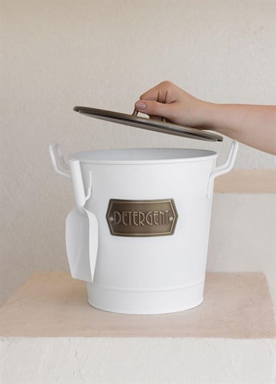 The Mia Deterjan Saklama Kabı - Beyaz