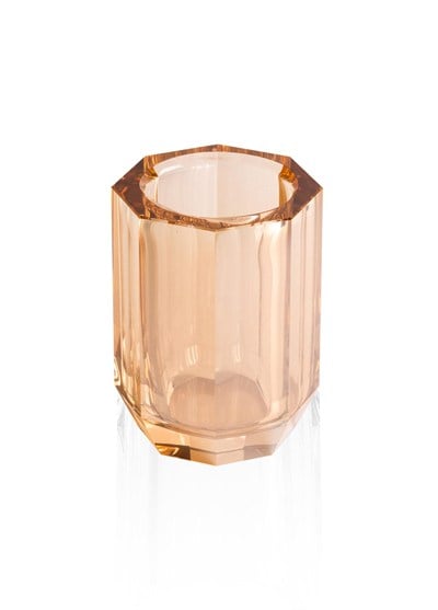 The Mia Kristal Diş Fırçalık ve Pamukluk Amber