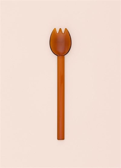 The Mia Abiete Dondurma ve Tatlı Kaşığı Amber 6lı Set